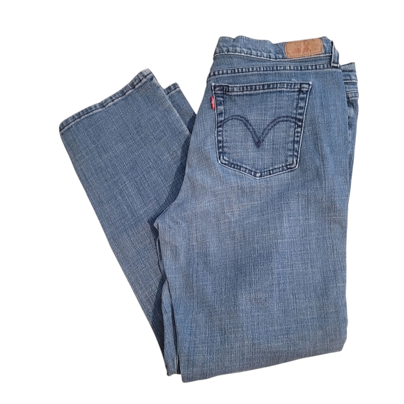 Women's Levis 505 Straight Leg Jeans, Size 14 Short - Picture 1 of 7